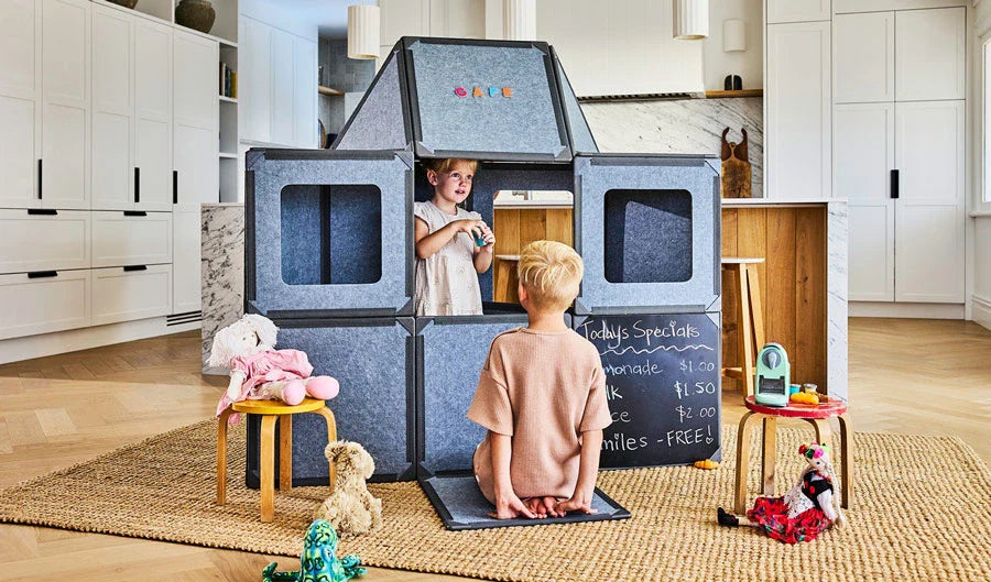Kit de Construction Magnétique Montessori – Forts Modulaires Géants pour Jeu Créatif et Éducatif